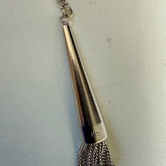 Kendra Scott Silver Phara lariat Necklace - Picture 4 of 4